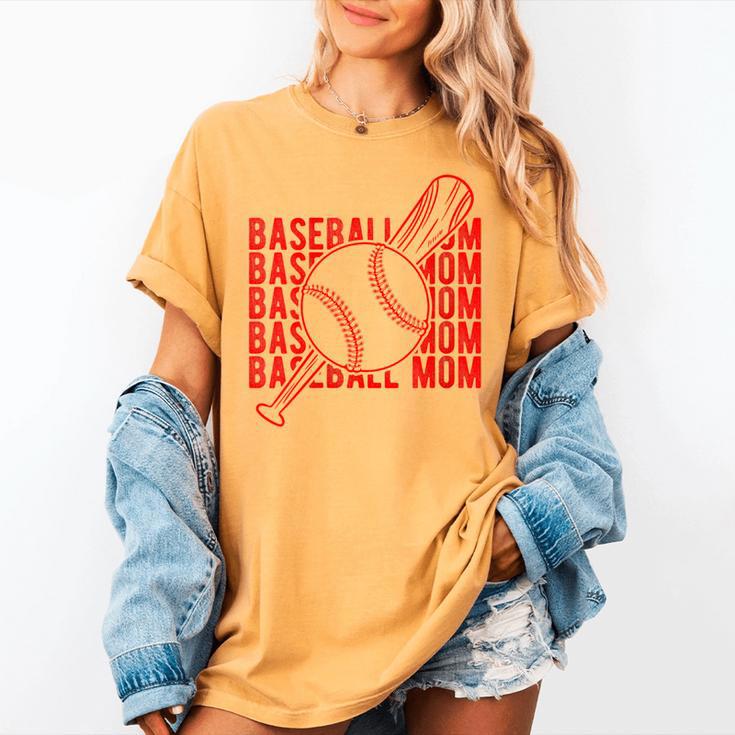 Baseball Mom Homerun Best Mom Sport Player Women's Comfort Colors T-Shirt