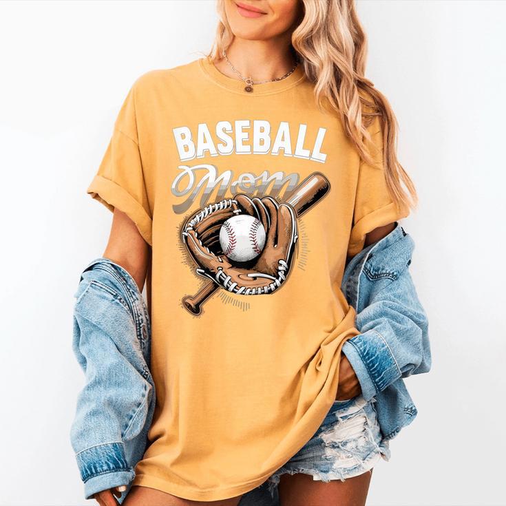 Baseball Mom Baseball Player Women's Comfort Colors T-Shirt