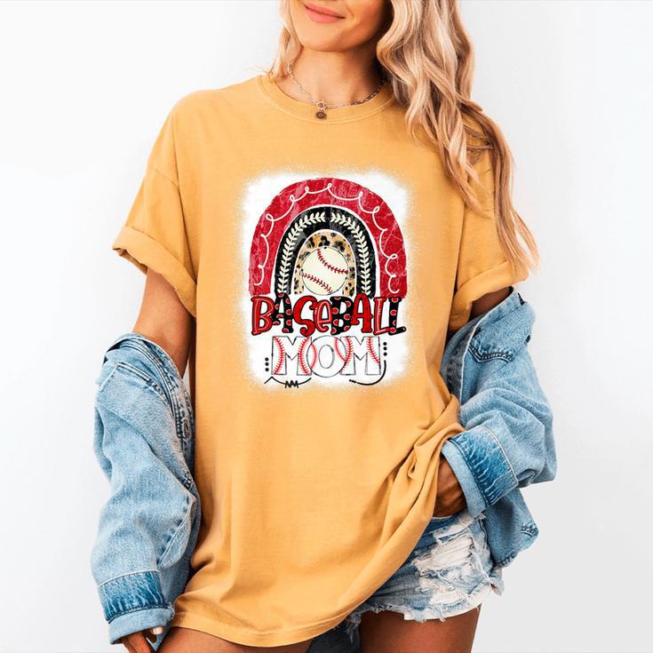 Baseball Mom Rainbow Boho Mommy Premium Women's Comfort Colors T-Shirt Baseball Mom Rainbow Boho Mommy Premium Women's Comfort Colors T-Shirt