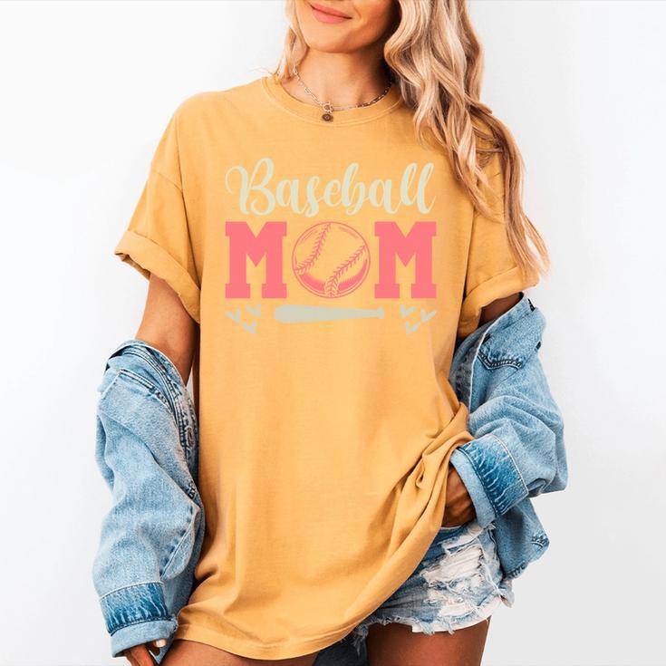 Baseball Mom Baseball Season Sports Mom Baseball Mama Women's Comfort Colors T-Shirt Baseball Mom Baseball Season Sports Mom Baseball Mama Women's Comfort Colors T-Shirt