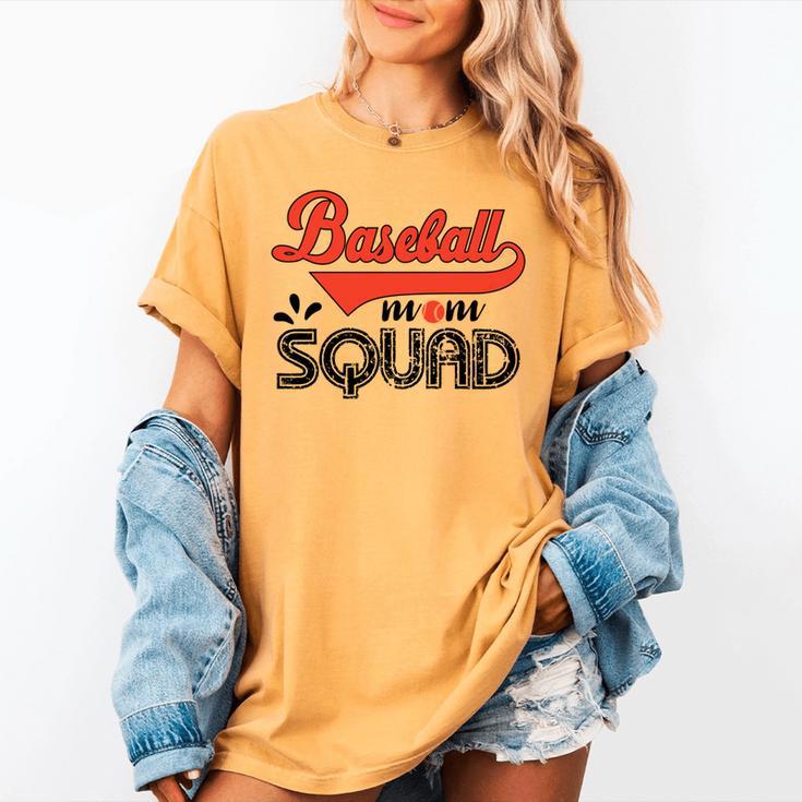 Baseball Mom Squad For Baseball Mom Women's Comfort Colors T-Shirt Baseball Mom Squad For Baseball Mom Women's Comfort Colors T-Shirt