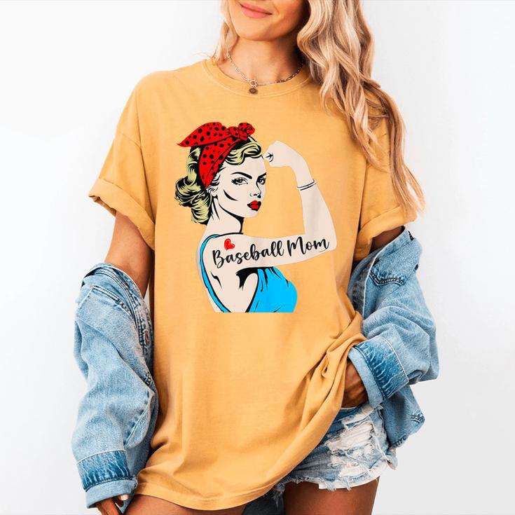 Baseball Mom Woman Baseball Sport Lover Women's Comfort Colors T-Shirt Baseball Mom Woman Baseball Sport Lover Women's Comfort Colors T-Shirt