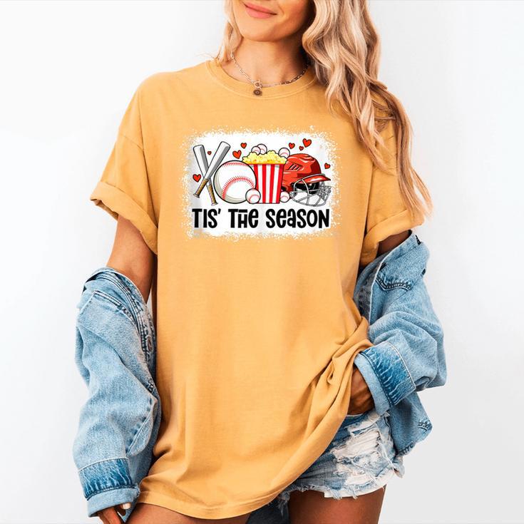 Baseball Mom Women Mama Season Baseball Lover Girls Boys Women's Comfort Colors T-Shirt