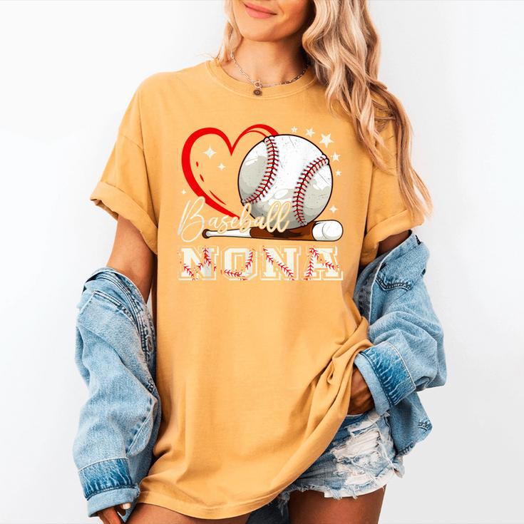Baseball Nona Family Matching Cute Baseball Lover Women's Comfort Colors T-Shirt Baseball Nona Family Matching Cute Baseball Lover Women's Comfort Colors T-Shirt