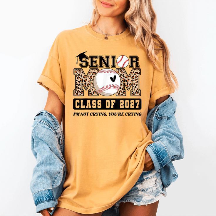 Baseball Senior Class Of 2027 Senior 2027 Graduation Women Women's Comfort Colors T-Shirt Baseball Senior Class Of 2027 Senior 2027 Graduation Women Women's Comfort Colors T-Shirt