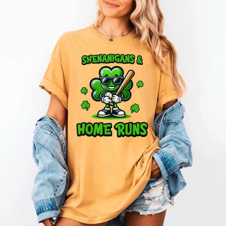 Baseball St Patrick's Day Irish Shamrock Trendy Women's Comfort Colors T-Shirt Baseball St Patrick's Day Irish Shamrock Trendy Women's Comfort Colors T-Shirt