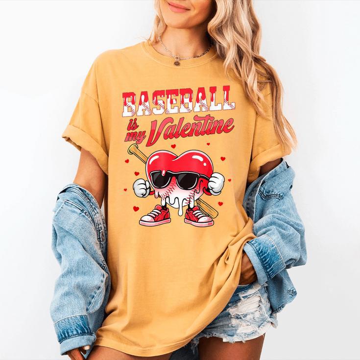 Baseball Is My Valentine Shirt Heart Drip Baseball Lovers Women's Comfort Colors T-Shirt Baseball Is My Valentine Shirt Heart Drip Baseball Lovers Women's Comfort Colors T-Shirt