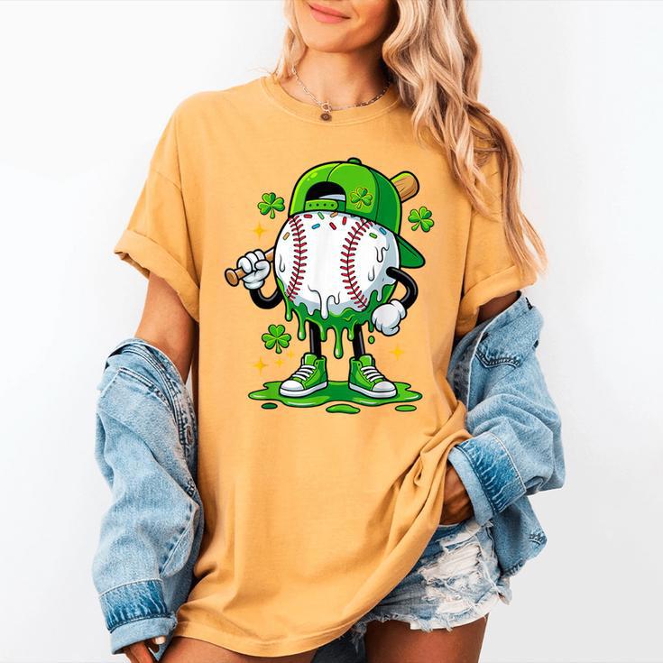 Boys St Patrick’s Day Baseball Drip Ice Cream Apparel Youth Women's Comfort Colors T-Shirt