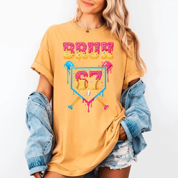 Bruh Baseball Ice Cream Drip Number 67 Player 67th Birthday Women's Comfort Colors T-Shirt Bruh Baseball Ice Cream Drip Number 67 Player 67th Birthday Women's Comfort Colors T-Shirt
