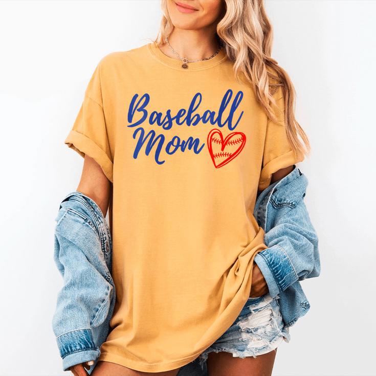 Cute Baseball Mom Heart Matching Mama Mother's Day Women's Women's Comfort Colors T-Shirt Cute Baseball Mom Heart Matching Mama Mother's Day Women's Women's Comfort Colors T-Shirt