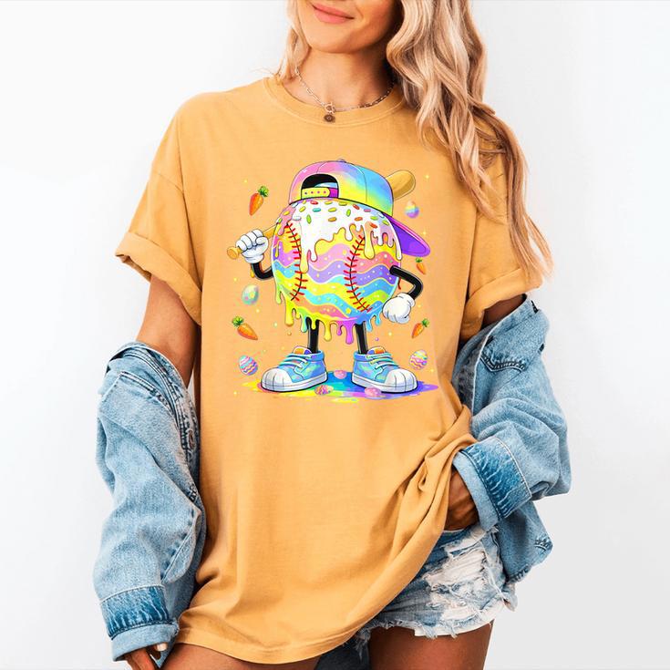 Cute Easter Baseball Ice Cream Boys Girls Kids Women's Comfort Colors T-Shirt