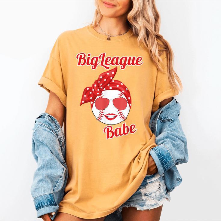 Cute Love Baseball BigLeague Babe Hot Baseball Mom Women's Comfort Colors T-Shirt Cute Love Baseball BigLeague Babe Hot Baseball Mom Women's Comfort Colors T-Shirt