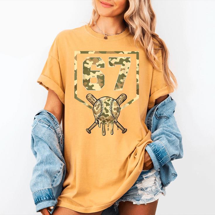 Dripping Camo 67 Baseball Ice Cream Drip 6-7 Six Seven Boy Women's Comfort Colors T-Shirt Dripping Camo 67 Baseball Ice Cream Drip 6-7 Six Seven Boy Women's Comfort Colors T-Shirt