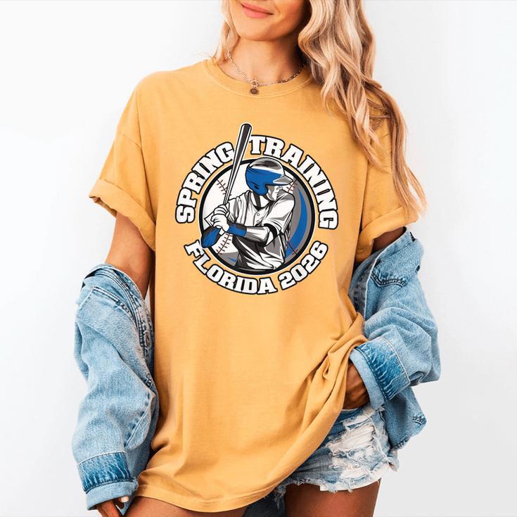 Florida Spring Trainings 2026 Baseball Grapefruit Cactus Women's Comfort Colors T-Shirt Florida Spring Trainings 2026 Baseball Grapefruit Cactus Women's Comfort Colors T-Shirt