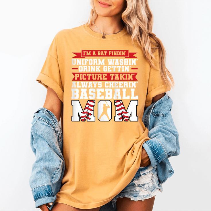 I'm a Bat Findin Washin' Baseball Mom Baseball Women's Comfort Colors T-Shirt I'm a Bat Findin Washin' Baseball Mom Baseball Women's Comfort Colors T-Shirt