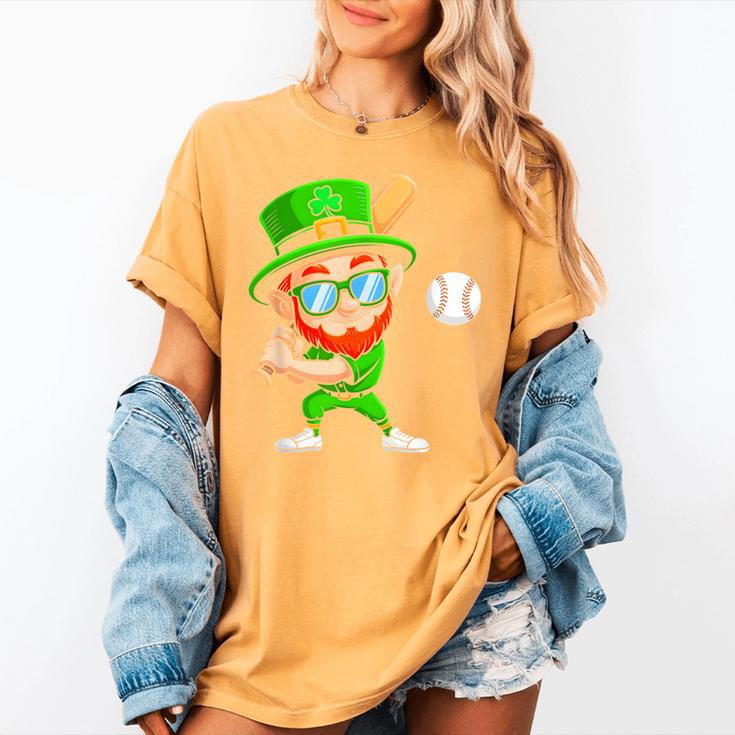 Kids St Patricks Day Shirt Leprechaun Baseball Boys Men Women's Comfort Colors T-Shirt