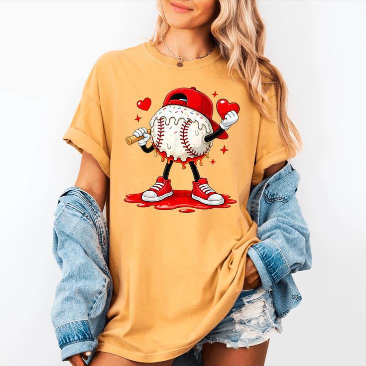 Kids Valentine Baseball Boys Valentines Day Tee Women's Comfort Colors T-Shirt Kids Valentine Baseball Boys Valentines Day Tee Women's Comfort Colors T-Shirt