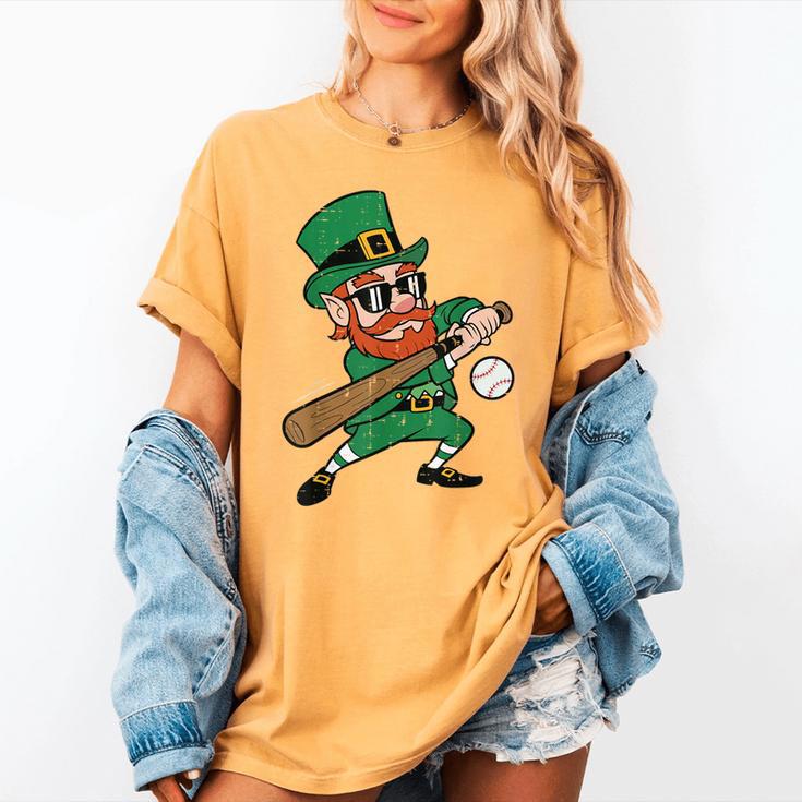 Leprechaun Baseball St Patricks Day Saint Pattys Men Boys Women's Comfort Colors T-Shirt Leprechaun Baseball St Patricks Day Saint Pattys Men Boys Women's Comfort Colors T-Shirt