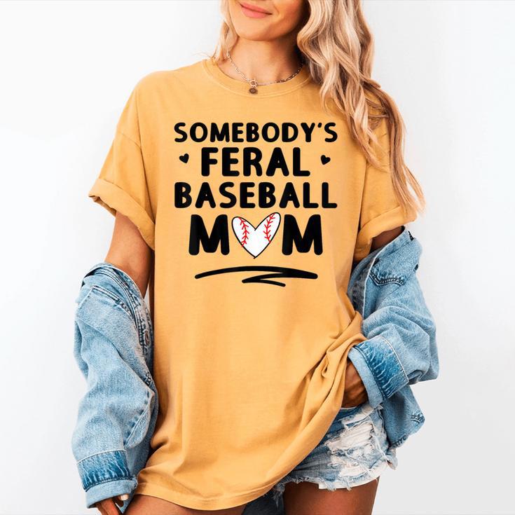Loudmouth Baseball Mama ShirtSomebody's Feral Baseball Mom Women's Comfort Colors T-Shirt Loudmouth Baseball Mama ShirtSomebody's Feral Baseball Mom Women's Comfort Colors T-Shirt