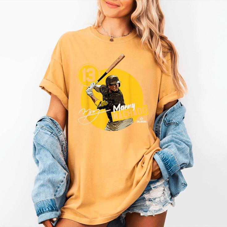 Manny Machado San Diego MLB Baseball Players MLBMAC4056 Women's Comfort Colors T-Shirt Manny Machado San Diego MLB Baseball Players MLBMAC4056 Women's Comfort Colors T-Shirt