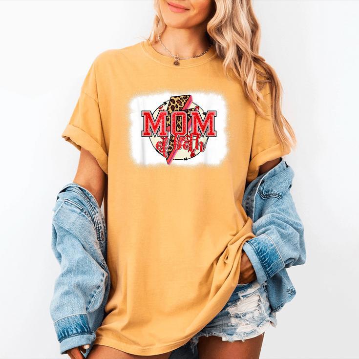 Mom Of Both Baseball Mom Mommy Women's Comfort Colors T-Shirt Mom Of Both Baseball Mom Mommy Women's Comfort Colors T-Shirt