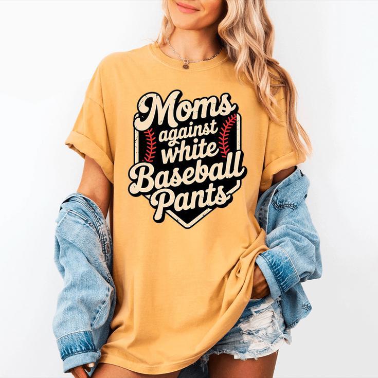 Moms Against Baseball Pants Baseball Mom Premium Tri-Blend Women's Comfort Colors T-Shirt