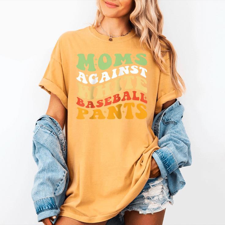 Moms Against Baseball Pants Retro Baseball Mom Raglan Baseball Tee Women's Comfort Colors T-Shirt Moms Against Baseball Pants Retro Baseball Mom Raglan Baseball Tee Women's Comfort Colors T-Shirt
