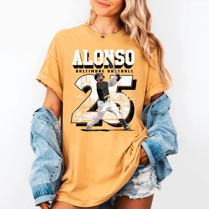 Pete Alonso Baltimore Baseball Players MLBPAL204M Women's Comfort Colors T-Shirt Pete Alonso Baltimore Baseball Players MLBPAL204M Women's Comfort Colors T-Shirt