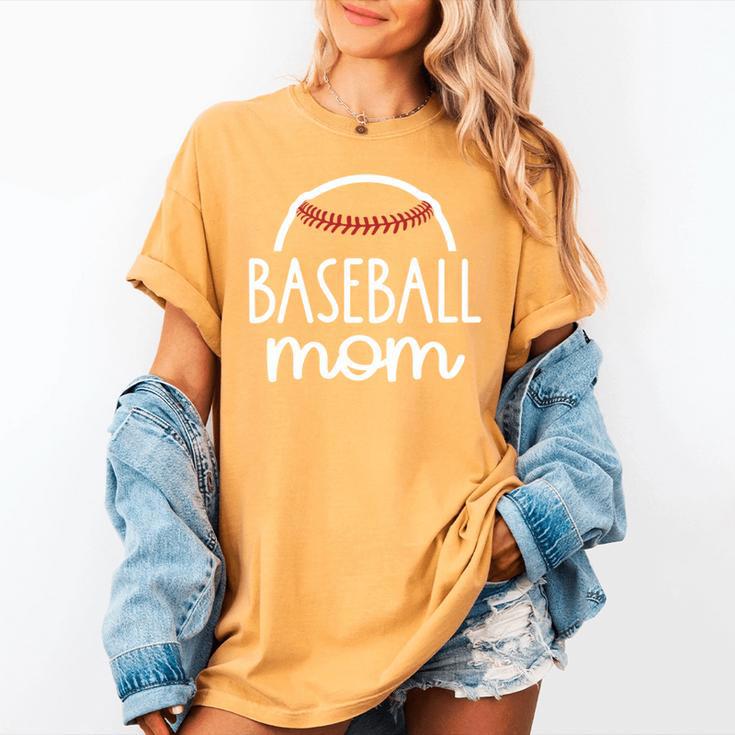 Proud Baseball Mom Era Baseball Game Day T-Ball Mom Son Women's Comfort Colors T-Shirt