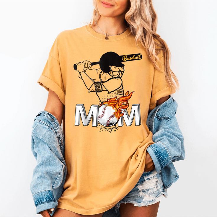 Proud Baseball MOM Sports & Softball Nostalgia Women's Comfort Colors T-Shirt Proud Baseball MOM Sports & Softball Nostalgia Women's Comfort Colors T-Shirt