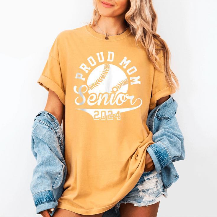 Proud Mom Senior 2024 Baseball Mom Proud Baseball Mom 2024 Women's Comfort Colors T-Shirt Proud Mom Senior 2024 Baseball Mom Proud Baseball Mom 2024 Women's Comfort Colors T-Shirt