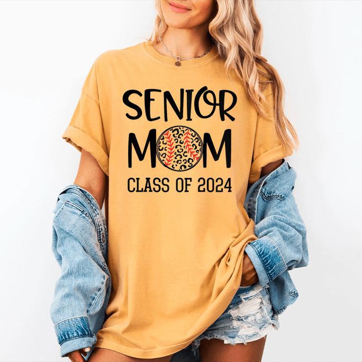 Proud Senior Baseball Mom Senior 2024 Class Leopard Game Day Raglan Baseball Tee Women's Comfort Colors T-Shirt Proud Senior Baseball Mom Senior 2024 Class Leopard Game Day Raglan Baseball Tee Women's Comfort Colors T-Shirt