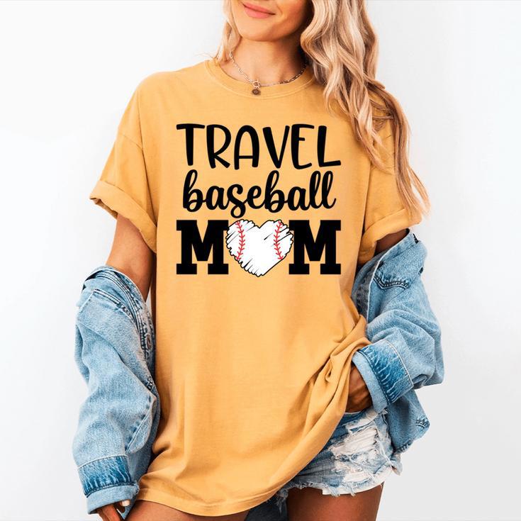 Proud Sports Mom Travel Baseball Mom For Game Day Women's Comfort Colors T-Shirt Proud Sports Mom Travel Baseball Mom For Game Day Women's Comfort Colors T-Shirt