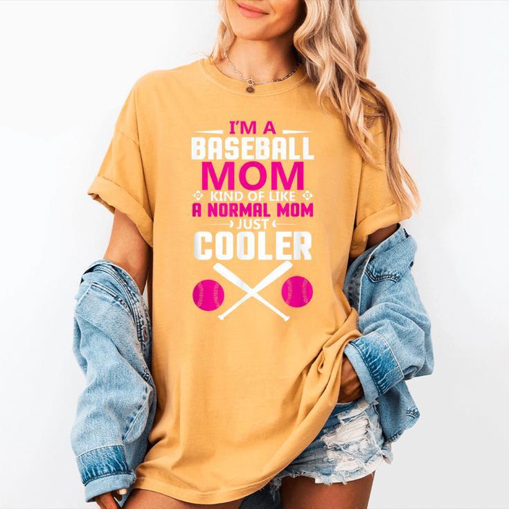 Self Expression Cool Baseball Mom Positive Thinking Women's Comfort Colors T-Shirt