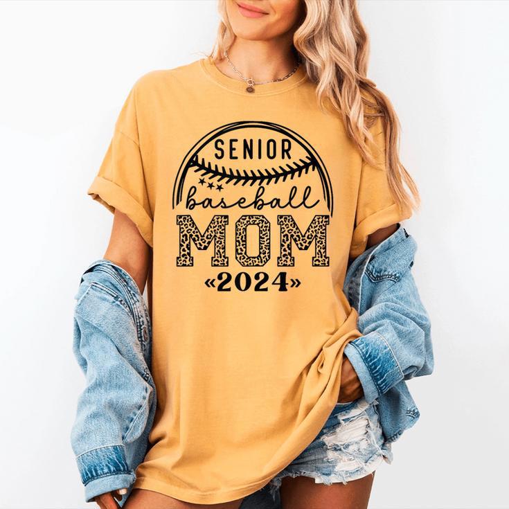 Senior Baseball Mom 2024 Women's Comfort Colors T-Shirt Senior Baseball Mom 2024 Women's Comfort Colors T-Shirt