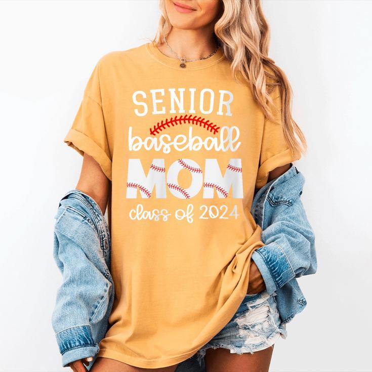 Senior Baseball Mom Class Of 2024 Baseball Senior Night Women's Comfort Colors T-Shirt Senior Baseball Mom Class Of 2024 Baseball Senior Night Women's Comfort Colors T-Shirt