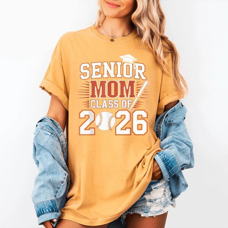 Senior Mom Class Of 2026 Graduate Baseball 2026 Graduation Women's Comfort Colors T-Shirt
