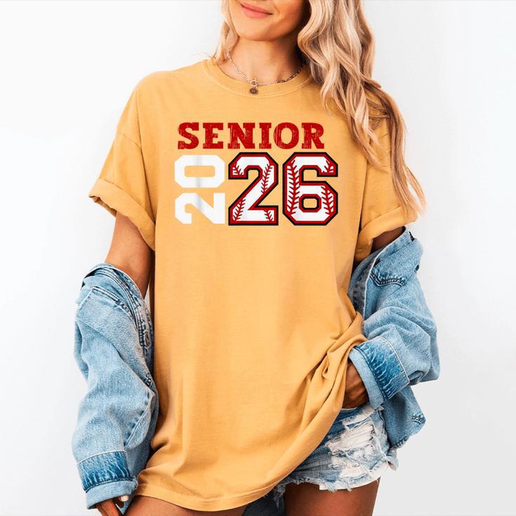 Senior Night Class Of 2026 Baseball Seniors Matching Team Women's Comfort Colors T-Shirt Senior Night Class Of 2026 Baseball Seniors Matching Team Women's Comfort Colors T-Shirt