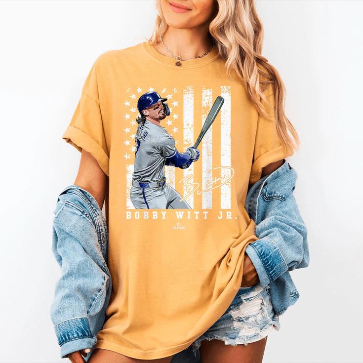 Show Your Pride Bobby WITT Jr Kansas City Baseball MLBPA Women's Comfort Colors T-Shirt Show Your Pride Bobby WITT Jr Kansas City Baseball MLBPA Women's Comfort Colors T-Shirt