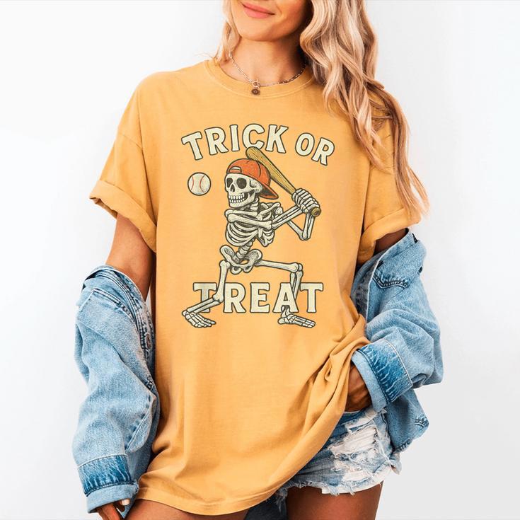 Skeleton Baseball Halloween Costume Men Boys Kids Tee Women's Comfort Colors T-Shirt Skeleton Baseball Halloween Costume Men Boys Kids Tee Women's Comfort Colors T-Shirt