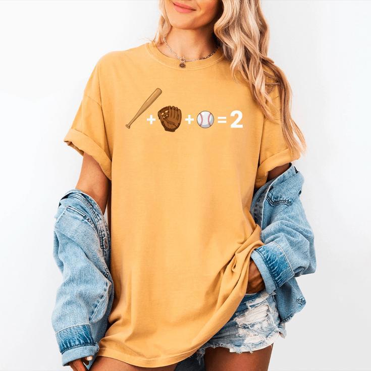 Sports Math Equation Baseball Bat Ball Glove Graphic Teacher Women's Comfort Colors T-Shirt Sports Math Equation Baseball Bat Ball Glove Graphic Teacher Women's Comfort Colors T-Shirt