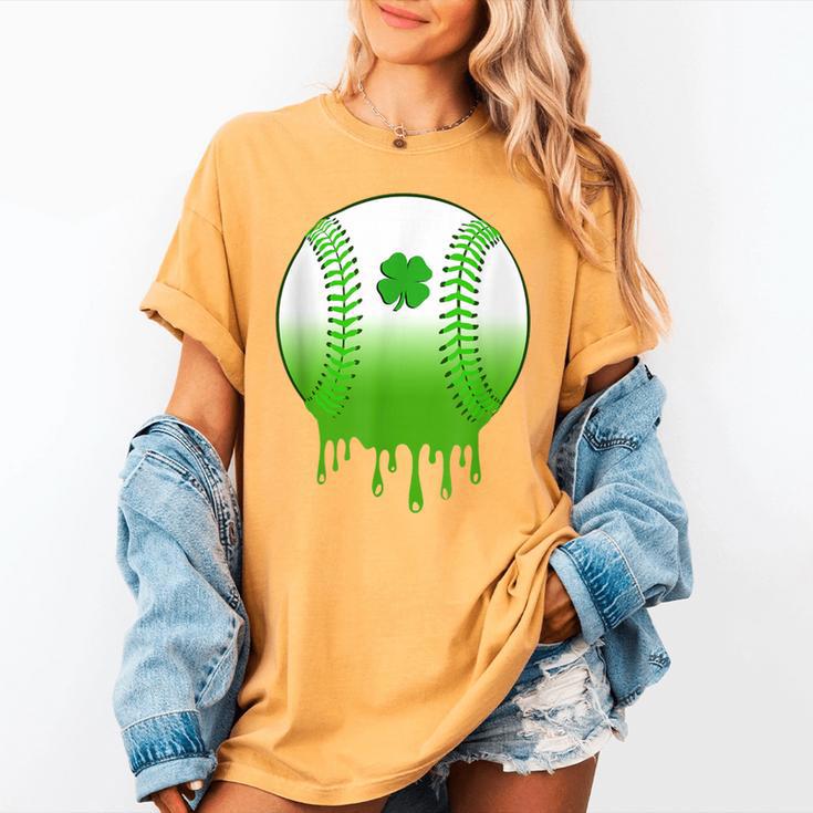 St Patricks Day Shamrock Baseball Irish Boys Kids Men Women's Comfort Colors T-Shirt
