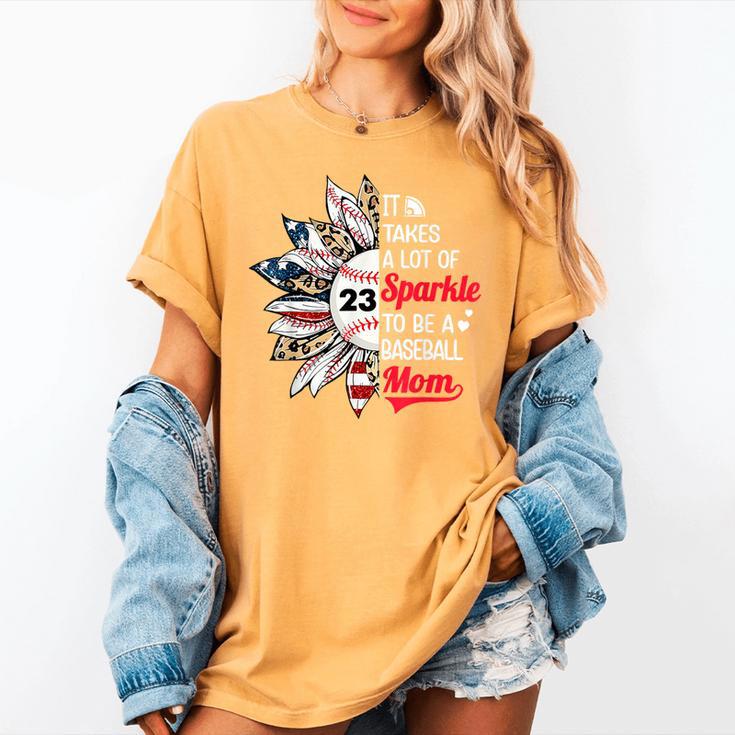 It Takes A Lot Of Sparkle To Be A Baseball Mom Women's Comfort Colors T-Shirt It Takes A Lot Of Sparkle To Be A Baseball Mom Women's Comfort Colors T-Shirt