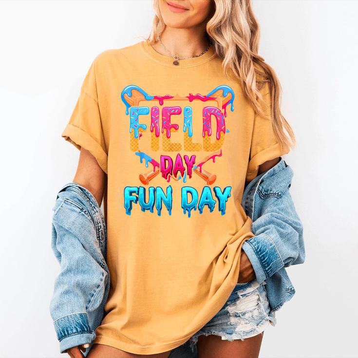 Teacher Kids Field Day 2026 Baseball Field Day Fun Day Women's Comfort Colors T-Shirt Teacher Kids Field Day 2026 Baseball Field Day Fun Day Women's Comfort Colors T-Shirt