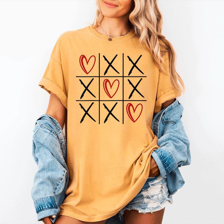 Tic Tac Toe Love Hearts Romantic Valentine Raglan Baseball Tee Women's Comfort Colors T-Shirt Tic Tac Toe Love Hearts Romantic Valentine Raglan Baseball Tee Women's Comfort Colors T-Shirt