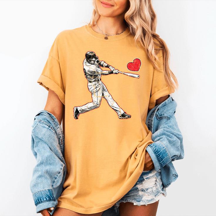 Valentines Baseball Batter Heart Player Silhouette Premium Tri-Blend Women's Comfort Colors T-Shirt Valentines Baseball Batter Heart Player Silhouette Premium Tri-Blend Women's Comfort Colors T-Shirt