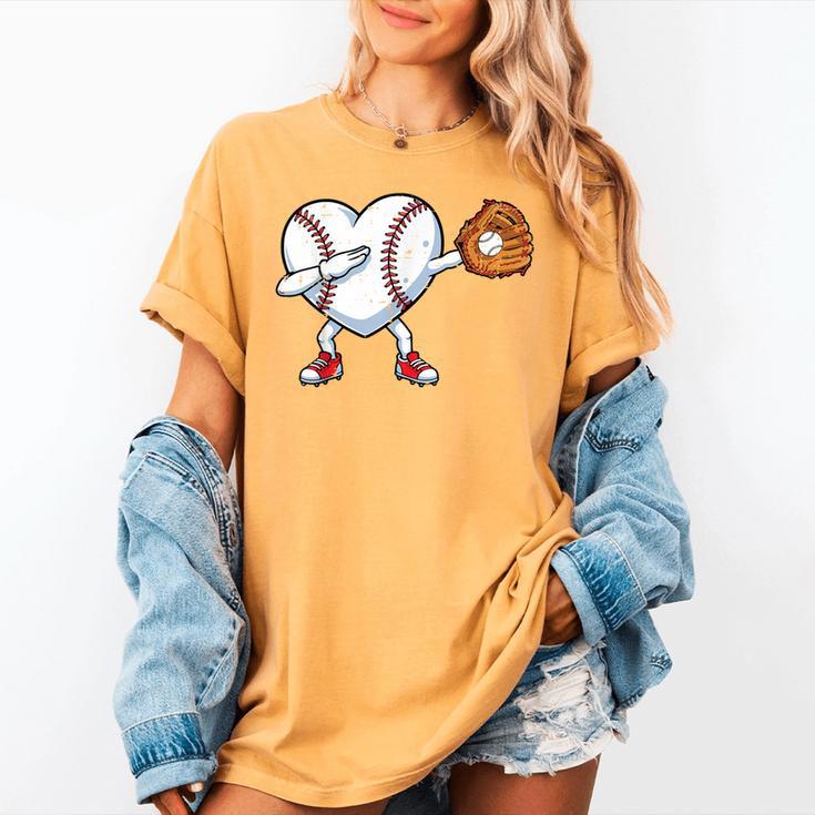 Valentines Day Baseball Ball Heart Dab Boys Kids Men Women's Comfort Colors T-Shirt Valentines Day Baseball Ball Heart Dab Boys Kids Men Women's Comfort Colors T-Shirt