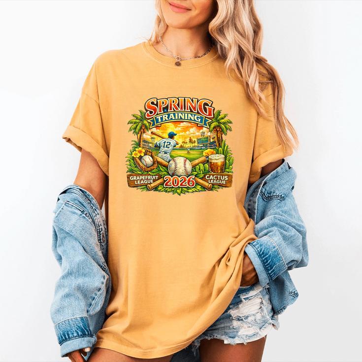 Women's Awesome Spring Trainings 2026 Baseball Arizona Florida Women's Comfort Colors T-Shirt