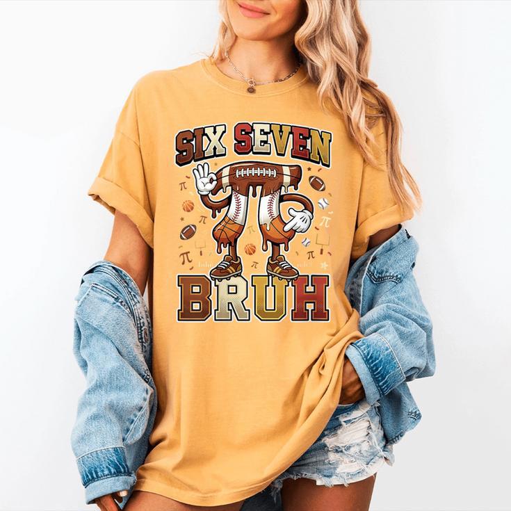 Women's Six Seven 67 Happy Pi Day 314 Football Basketball Baseball Women's Comfort Colors T-Shirt Women's Six Seven 67 Happy Pi Day 314 Football Basketball Baseball Women's Comfort Colors T-Shirt