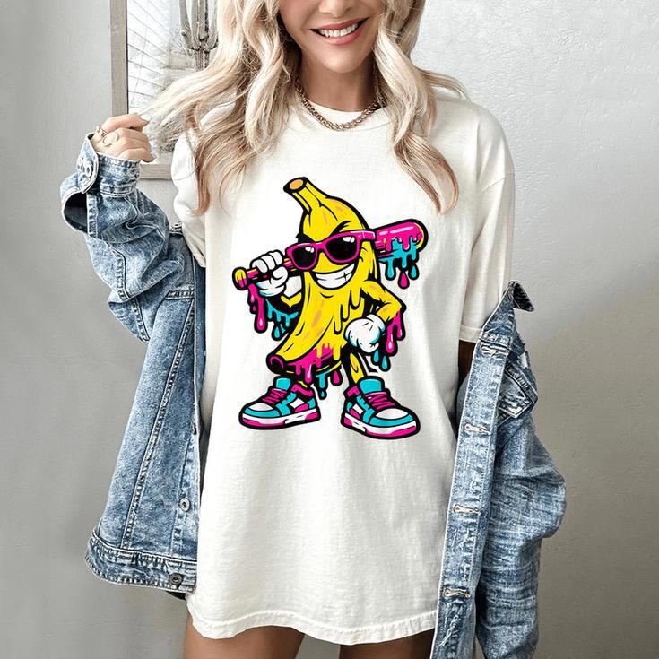 Banana Baseball Drip Women's Comfort Colors T-Shirt